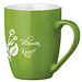 Tasse Gloria, 370 ml, grün/weiß