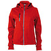 JAMES & NICHOLSON Damen Softshell-Jacke Maritime, rot/dunkelblau/weiß, L