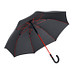 FARE® Automatik-Stockschirm Windproof, schwarz-rot