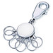 TROIKA® Schlüsselanhänger Patent, silber