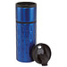 Metall-Isolierbecher Modern, 400 ml, blau-Metallic