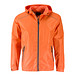 JAMES & NICHOLSON Herren Regenjacke Basic, Herren, orange, L