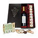Rotwein und Schokotaler-Set