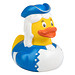 Schnabels® Bade-Ente Funkenmariechen, gelb/blau
