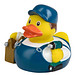 Schnabels® Bade-Ente Monteur, gelb/blau