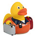 Schnabels® Bade-Ente Rettungssanitäter, gelb/orange