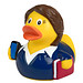 Schnabels® Bade-Ente Businesswoman, gelb/blau