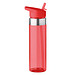 Trinkflasche Trend, 650 ml, rot/transparent