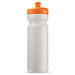 Trinkflasche, 750 ml, weiß/orange