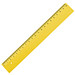 Kunstoff-Lineal, 20cm, gelb