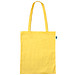 Fairtrade Baumwolltasche mit langen Henkeln, gelb