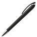 burger swiss pen® Drehkugelschreiber Beo-Brilliant, blaue Mine, schwarz-hochglanzpoliert