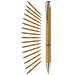 Werbe-Sparset: Bambus-Kugelschreiber Bamboo IV, 100-tlg., inkl. Druck, blaue Mine, braun Werbe-Sparset: Bambus-Kugelschreiber Bamboo IV, 100-tlg., inkl. Druck, blaue Mine, braun