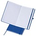 A5 Notizbuch mit linierten Seiten, blau
