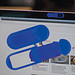 Abdeckung für die Webcam Computer/Laptop, blau