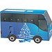Adventskalender Bus, share Schokotäfelchen, LED Tanne