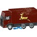 Adventskalender LKW, share Schokotäfelchen, Rentier, Gold
