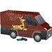 Adventskalender Transporter, Lindt Schokotäfelchen, Rentier, Gold
