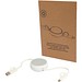 Alasia 100 cm 5-in-1 Kabel aus recyceltem Kunststoff und Aluminium, einziehbar, für Datenübertragung und mit 45W Schnellladung, silber
