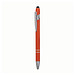 Metall-Touch-Kugelschreiber orange metallic