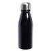 Aluminium Trinkflasche Fancy, 500 ml, schwarz/silber