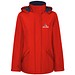 America wattierter Parka für Damen, rot, XL