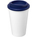 Americano® Eco 350 ml recycelter Becher, weiß/blau