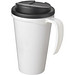 Americano® Grande 350 ml Isolierbecher mit auslaufsicherem Schraubverschluss, weiß/schwarz