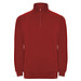 Aneto Pullover mit Viertelreißverschluss, rot, XL