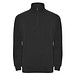 Aneto Pullover mit Viertelreißverschluss, schwarz, 2XL
