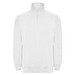 Aneto Pullover mit Viertelreißverschluss, weiss, L