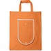 ARLON. Faltbare Einkaufstasche aus Non-woven (80 g/m²), Orange