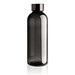 Auslaufsichere Trinkflasche mit Metalldeckel, schwarz