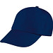 AZO-freie 5 Panel Baumwoll-Baseball-Cap, dunkelblau