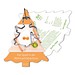 Backförmchen mit Rezeptblock, Tannenbaum, Standardmotiv
