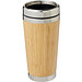 Bambus Becher mit Bambus-Außenseite, 450 ml, braun