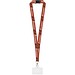 BARNSLEY. Lanyard-Set SUBLIMATION Long II (20 mm) aus recyceltem Polyester (100 % rPET) mit 20-mm-Karabinerhaken, Sicherheitsverschluss und stabilem Ausweis-/Kartenhalter (91 x 68 mm), 301 - Weiß