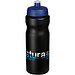 Baseline® Plus 650 ml Sportflasche, blau, schwarz
