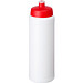 Baseline Plus Flasche mit Sportdeckel, 750 ml, weiss,rot
