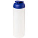 Baseline Plus grip Sportflasche mit Klappdeckel, 750 ml, transparent/blau