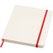 Bass A5 recyceltes Notizbuch, liniert, rot