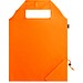 BEIRA. Faltbare Tragetasche aus 190T Polyester aus recyceltem (100% rPET), Orange