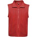 Bellagio Fleece Bodywarmer Unisex, rot, 2XL