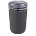 Bello 420 ml Glasbecher mit Außenwand aus recyceltem Kunststoff, grau