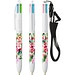 BIC® 4 Colours® Fashion mit Lanyard Kugelschreiber Weiß