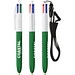 BIC® 4 Colours® Wood Style mit Lanyard Weißes/Grünes Holz