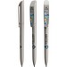 BIC® Super Clip ballpen Grau Blaue Tinte