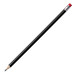 Bleistift mit Radiergummi Hickory, schwarz