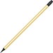 Bleistift mit Radiergummi in Metallic-Farben, gold