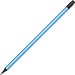 Bleistift mit Radiergummi in Metallic-Farben, hellblau